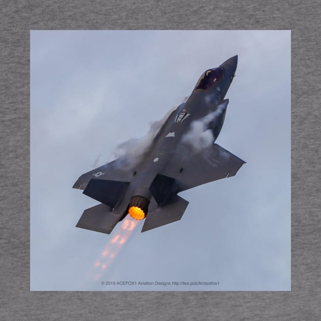 F-35 Afterburner & Vapor Climb At Dusk by acefox1